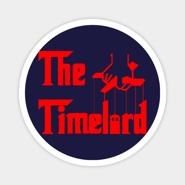 THE TIMELORD Magnet by KARMADESIGNER T-SHIRT SHOP